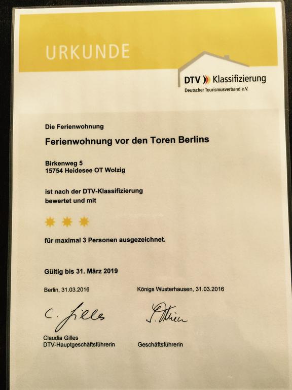 Ferienwohnung Vor Den Toren Berlins Heidesee Bagian luar foto